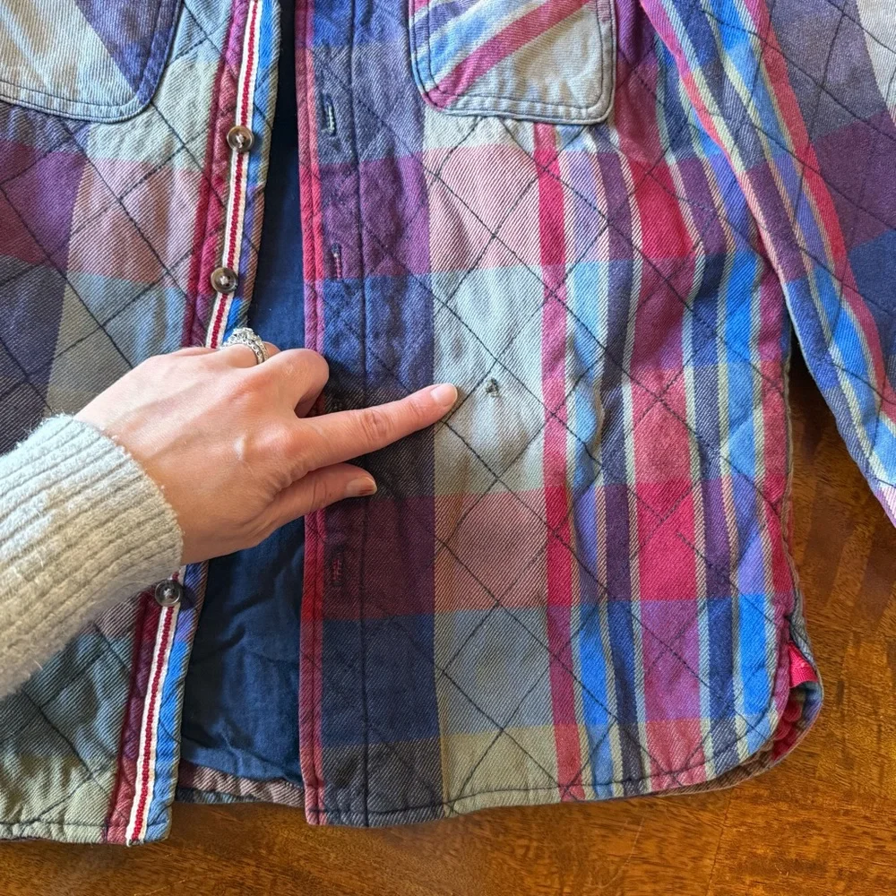 Cat & Jack Colorful Plaid Quilted Jacket